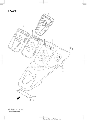 Center Fender Schematic