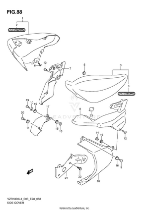 Side Cover (vzr1800l4 E33) Schematic