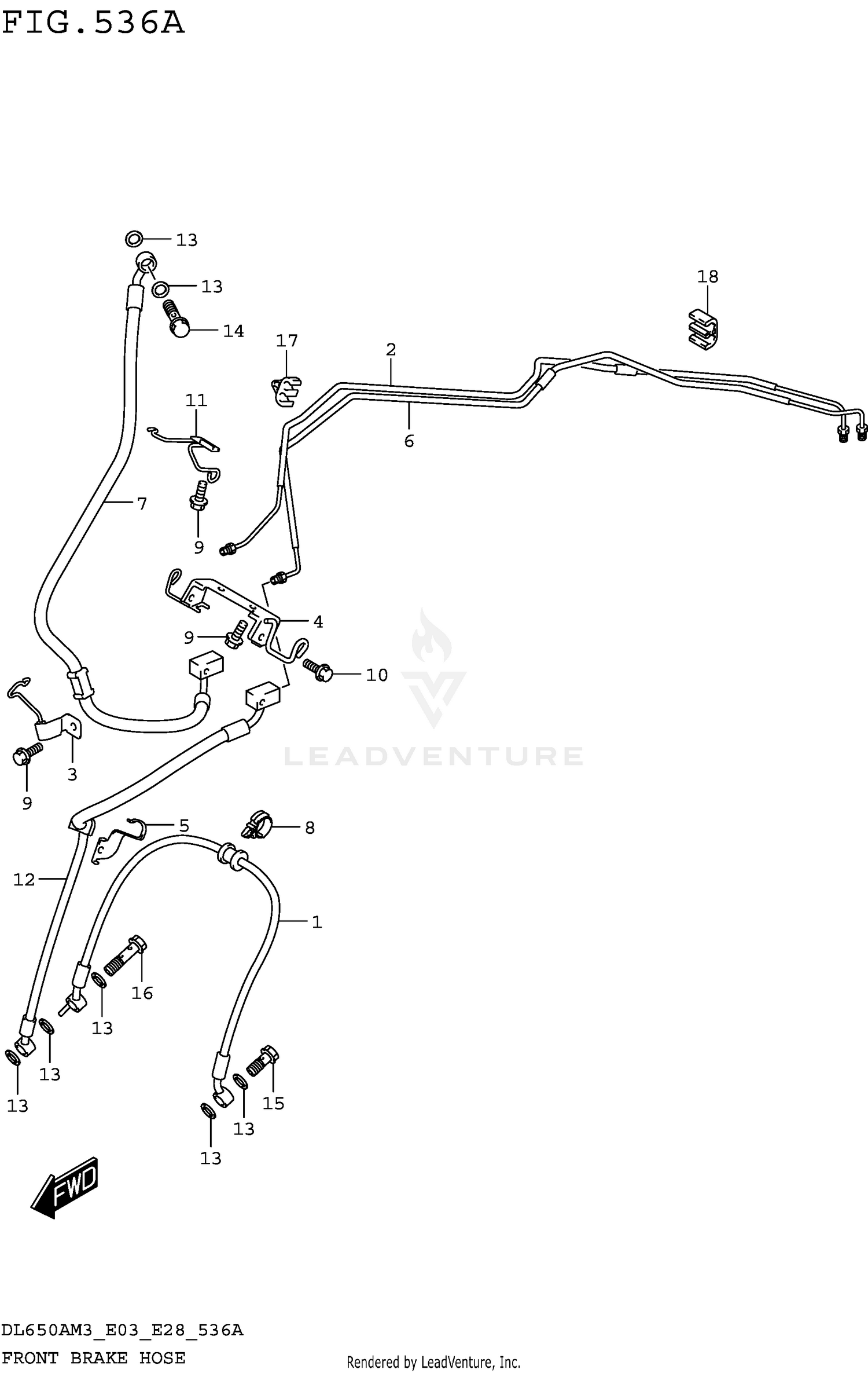 FRONT BRAKE HOSE