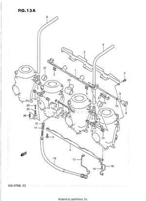 Carburetor Fittings (model L Schematic