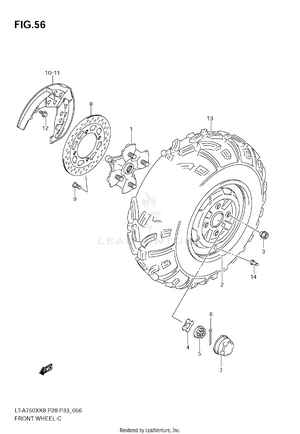 Front Wheel Schematic