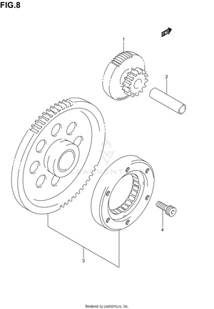 Starter Clutch Schematic