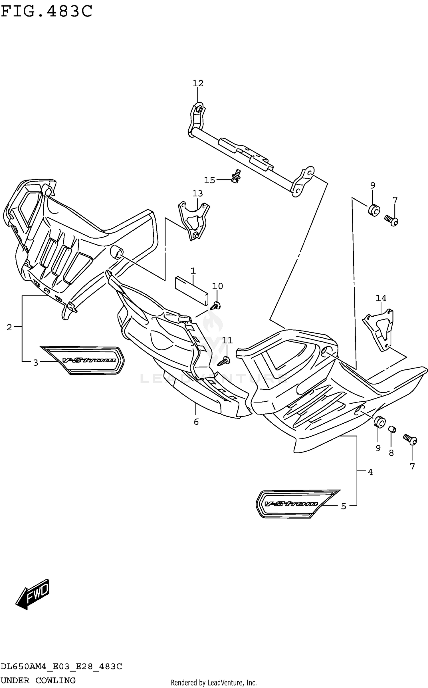 UNDER COWLING (DL650XAM4 E33)