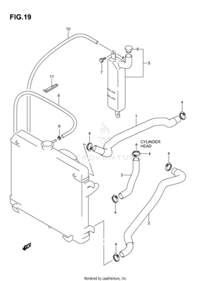 Radiator Hose Schematic