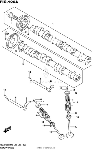 Camshaft/valve Schematic