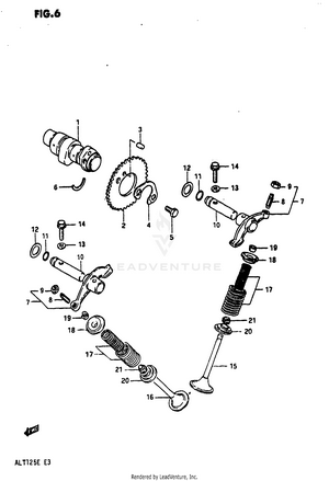 Cam Shaft - Valve Schematic