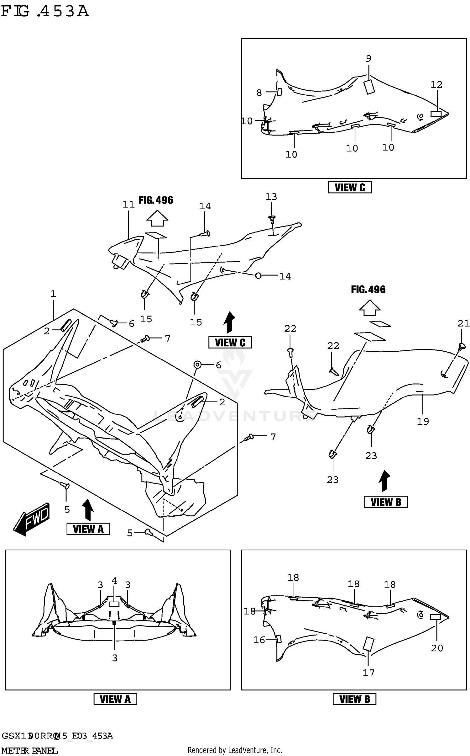 METER PANEL (GSX1300RRQ)