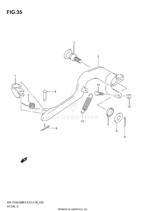 Rear Brake Schematic