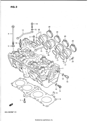 Cylinder Head Schematic