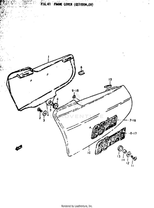 Frame Cover (gs1000m Schematic