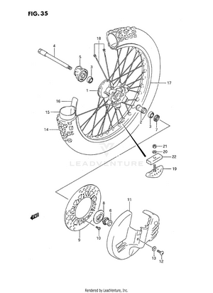 Front Wheel (model K/l) Schematic