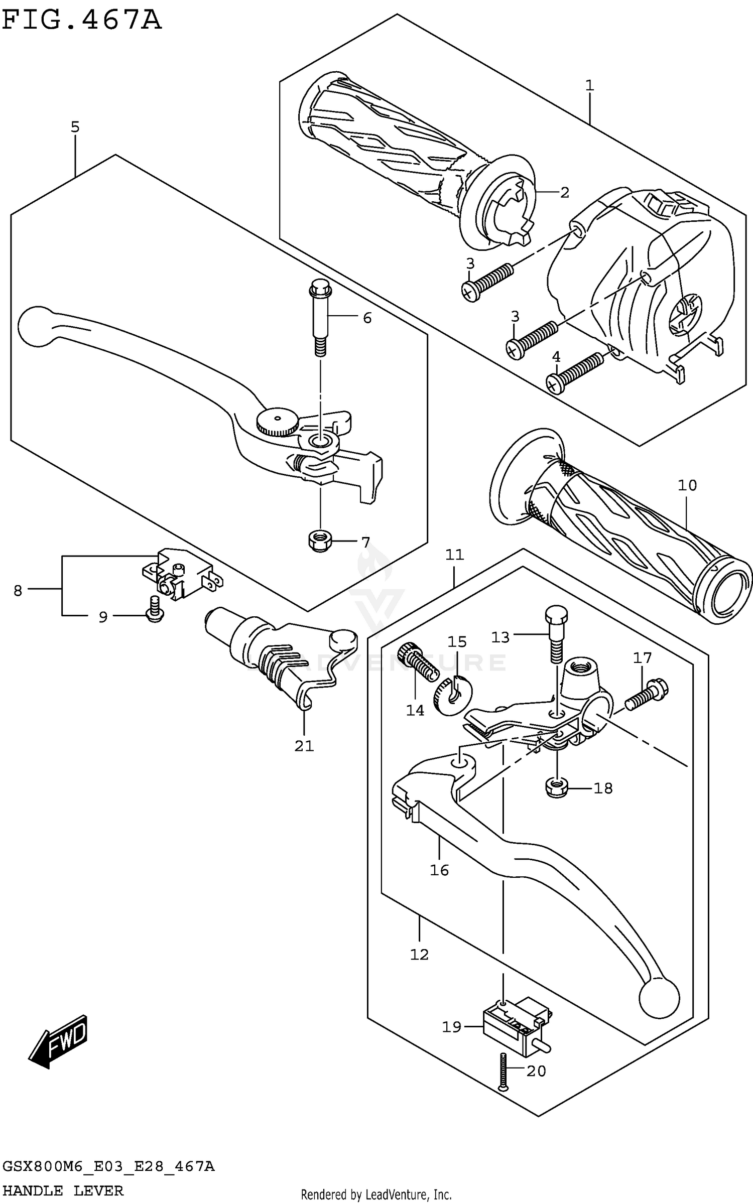 HANDLE LEVER