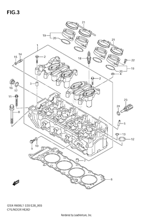 Cylinder Head Schematic