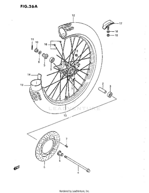Front Wheel (l/m/n/p/r) Schematic