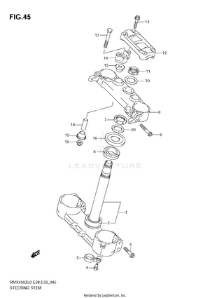 Steering Stem Schematic