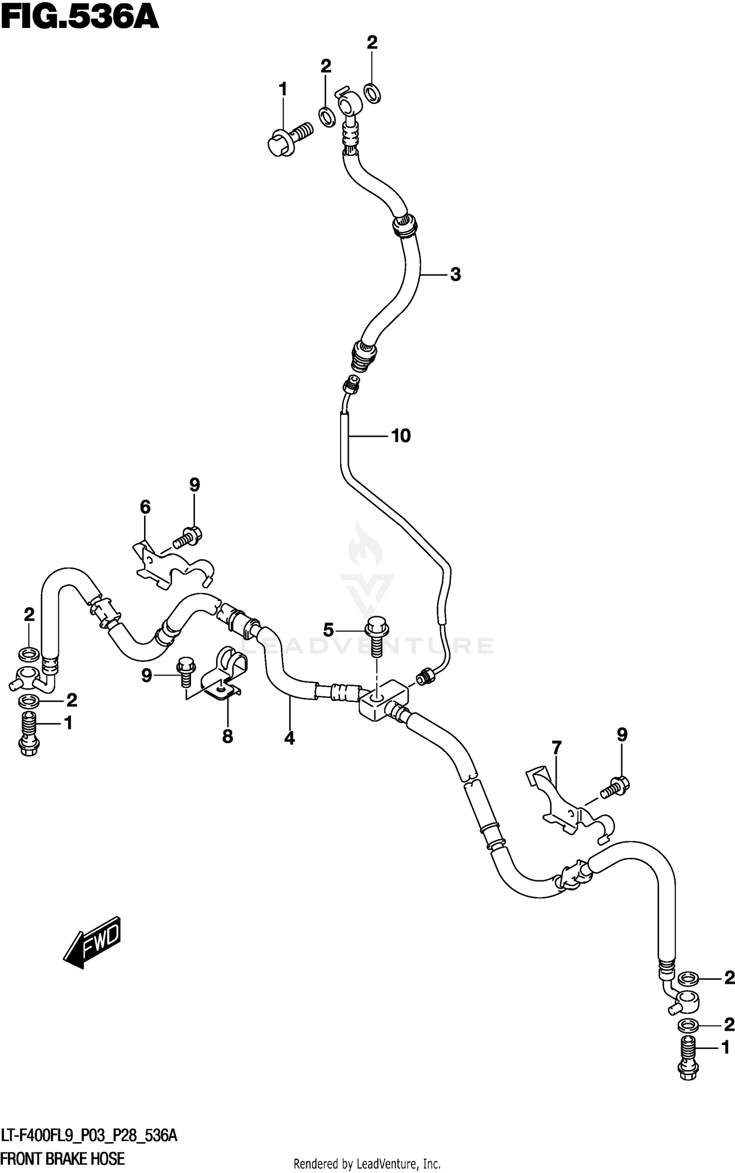 FRONT BRAKE HOSE