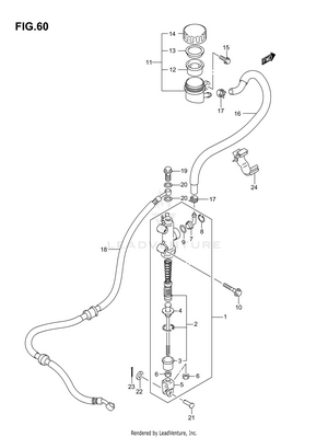 Rear Master Cylinder Schematic