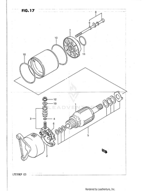 Starting Motor Schematic