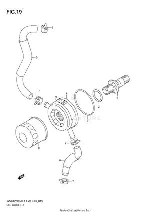Oil Cooler Schematic