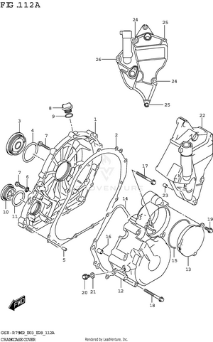 Crankcase Cover Schematic