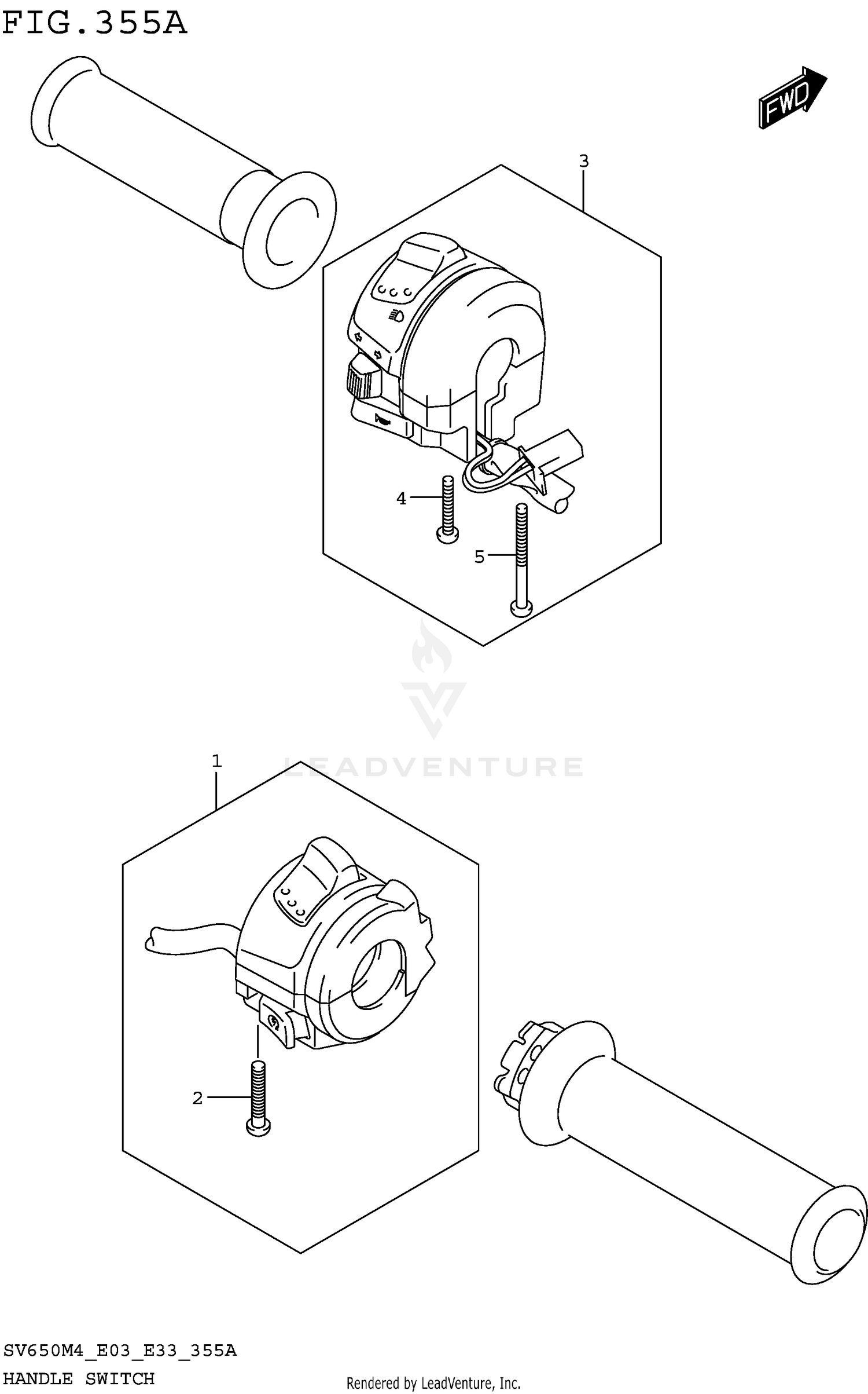 HANDLE SWITCH (SV650M4 E03)