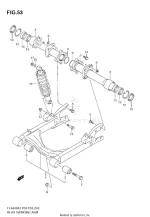 Rear Swingingarm Schematic