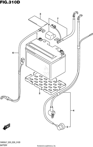 Battery (sv650al7 E33) Schematic