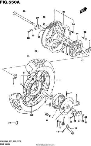 Rear Wheel Schematic