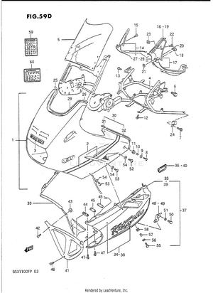 Cowling (model N/p) Schematic