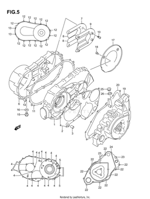 Crankcase Cover Schematic