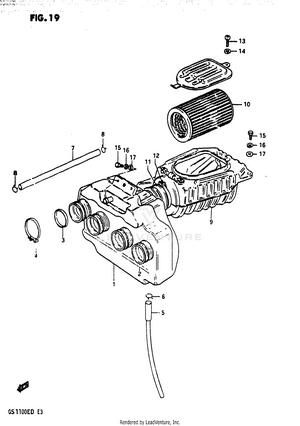 Air Cleaner (model D) Schematic