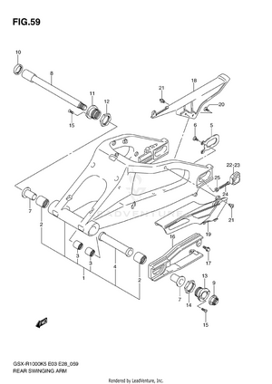 Rear Swinging Arm Schematic