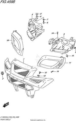 Front Grille (lt-a500xl5 P33) Schematic