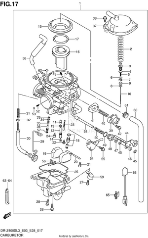 Carburetor (dr-z400sl3 E28) Schematic