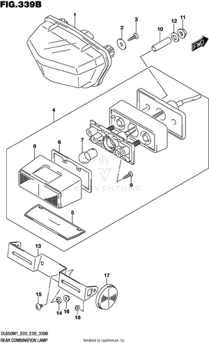 Rear Combination Lamp Schematic