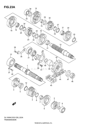 Transmission (model K4/k5/k6) Schematic