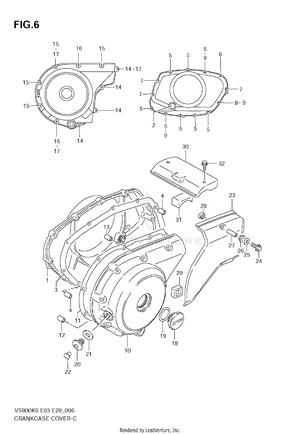 Crankcase Cover Schematic