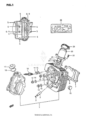 Cylinder Head Schematic