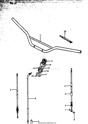 Handlebar - Control Cable Schematic