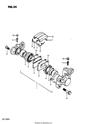 Rear Caripers Schematic