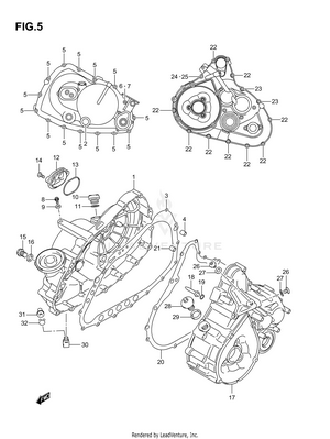 Crankcase Cover Schematic