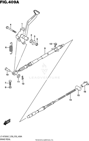 Brake Pedal Schematic