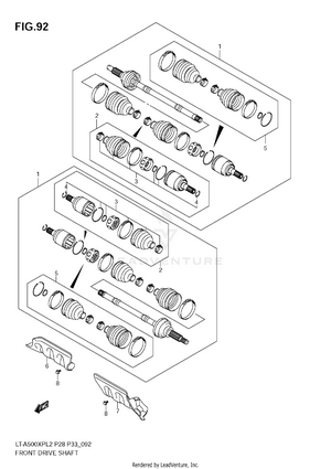 Front Drive Shaft Schematic