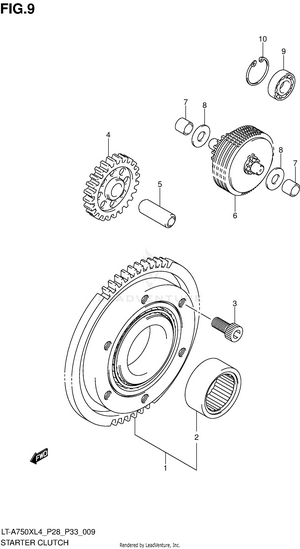Starter Clutch Schematic