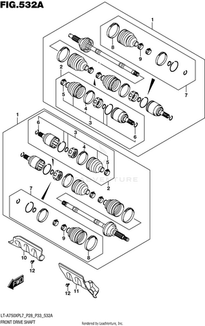 Front Drive Shaft Schematic