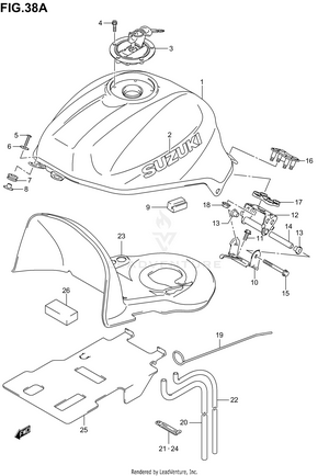 Fuel Tank (sv1000k3) Schematic