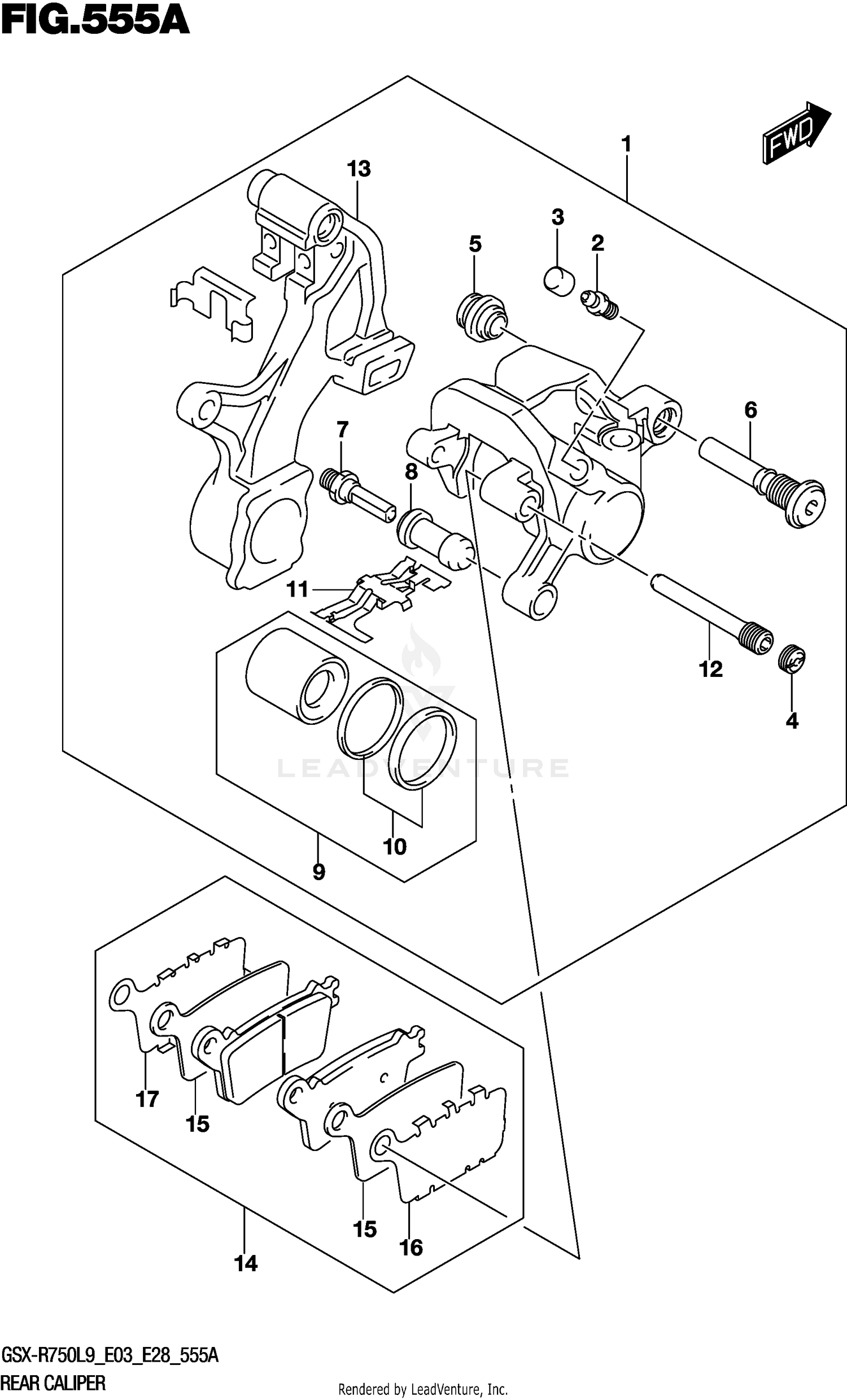 REAR CALIPER