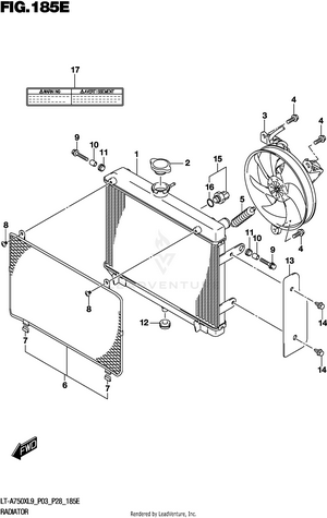 Radiator (lt-a750xpl9 P28) Schematic