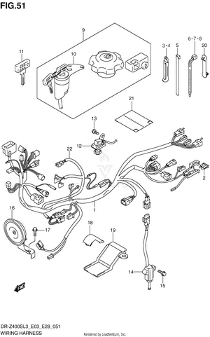 Wiring Harness (dr-z400sl3 E33) Schematic
