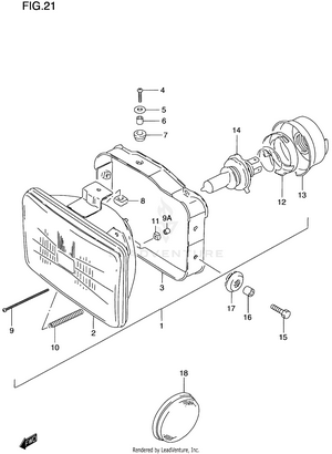 Headlamp Schematic
